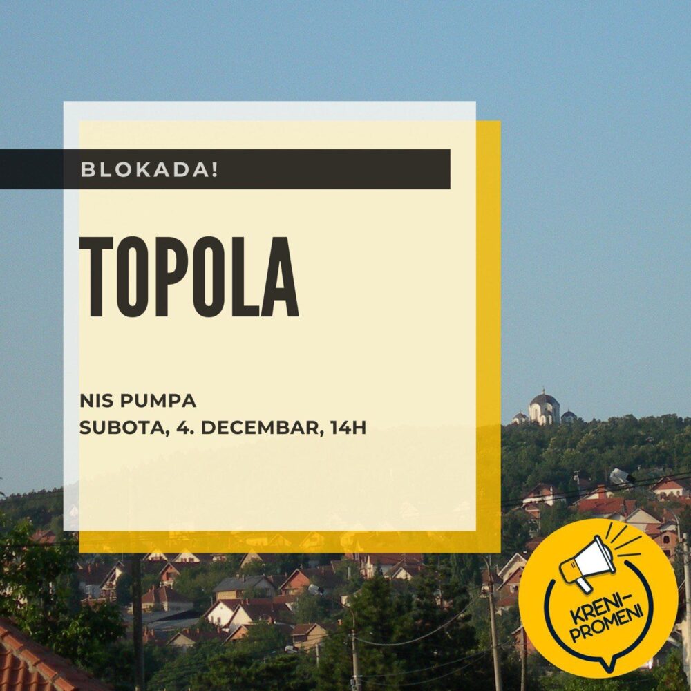 U Topoli blokada kod NIS-ove pumpe 2 U Topoli blokada kod NIS-ove pumpe 2
