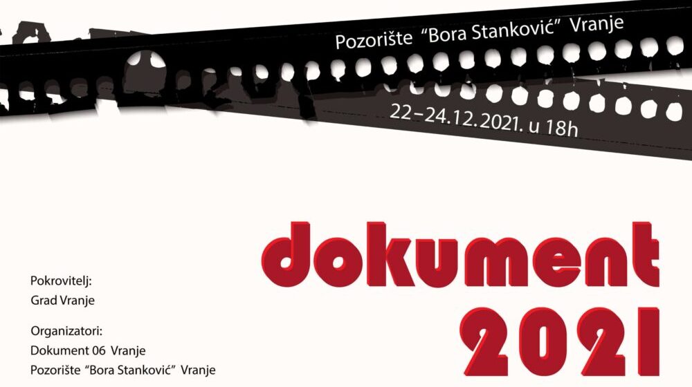 U Vranju počeo 17. Međunarodni festival dokumentarnog filma "Dokument 2021" 1