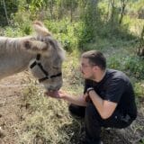 Deda mraz u Zoo kutku u Kamenici kod Niša 1