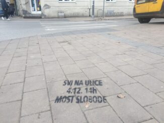 Najavljena blokada mosta Slobode 2