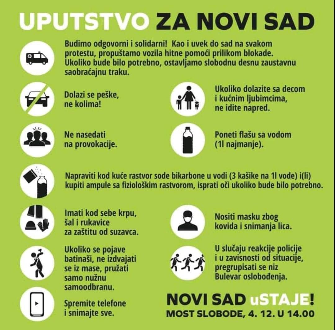 Blokada mosta Slobode danas u 14 časova 2