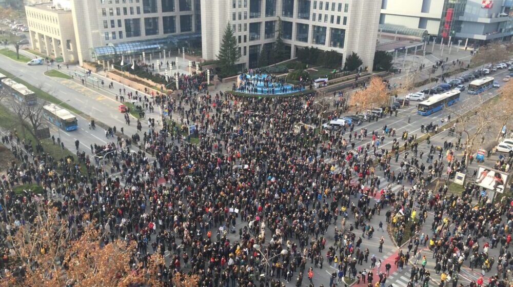 Završen protest u Novom Sadu 1