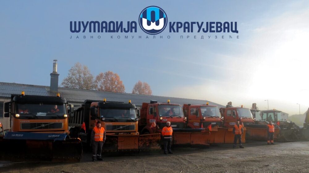 Kragujevac: Putari spremni da obezbede prohodne ulice 1