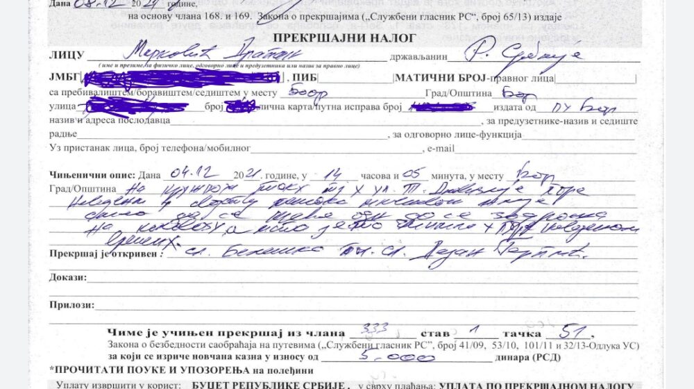 Bor: Prekršajna prijava protiv odbornika zbog protesta  1