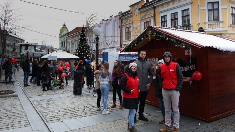 Novogodišnji kutak i program u kragujevačkoj Pešačkoj zoni 1