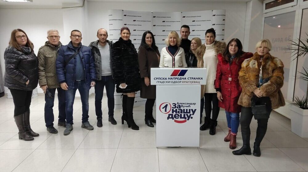 In je danas biti uz Gorana Markovića, ceni SNS Kragujevac 1