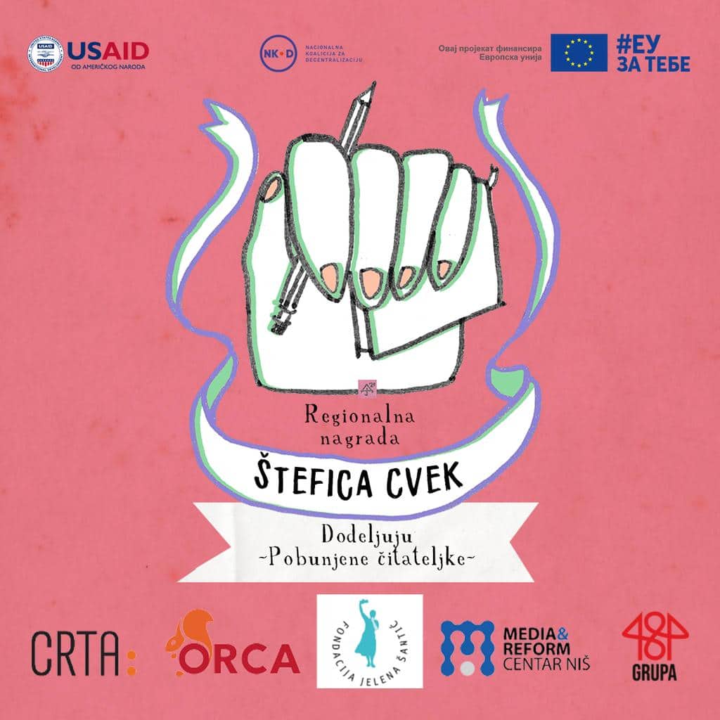 Ustanovljena regionalna književna nagrada "Štefica Cvek" 2