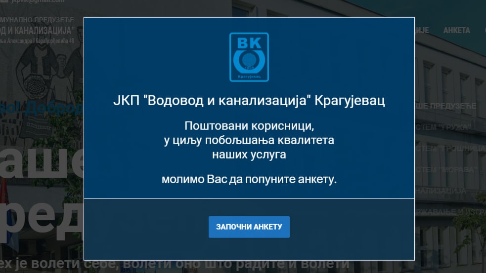 Kragujevački komunalci anketiraju građane o kvalitetu usluga 1