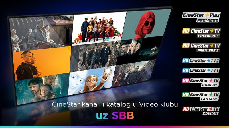 Cinestar novogodišnji filmovi i serije od sada za SBB korisnike 1
