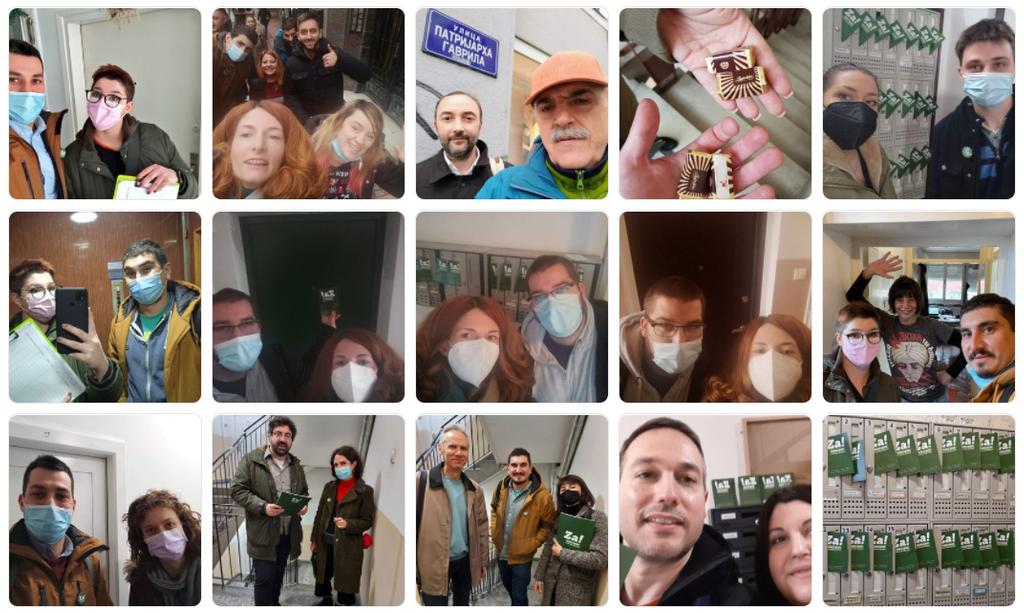 Kako izgleda kampanja Ne davimo Beograd od vrata do vrata 2