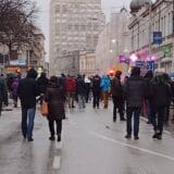 Kragujevac: Kolona građana u protestnoj šetnji 1