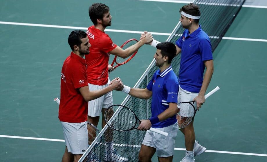 Đoković na terenu 1. januara 1