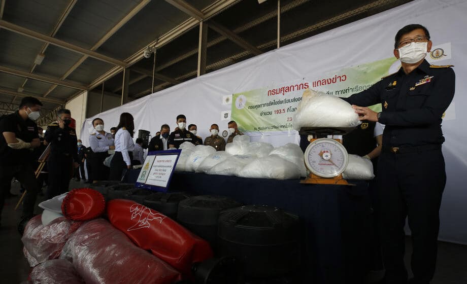 tajland zaplena droge