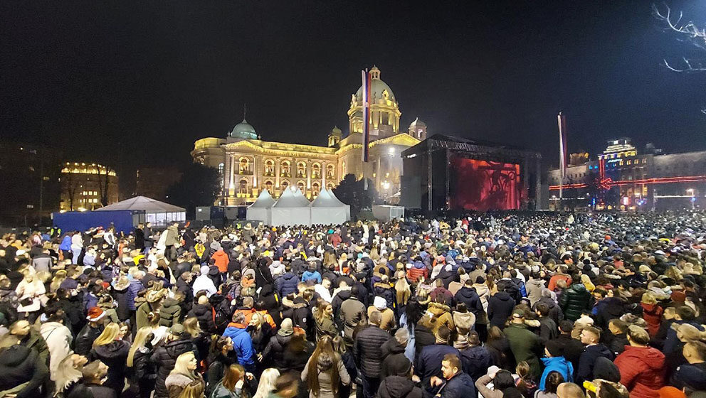 Objavljen spisak izvođača za doček Nove godine ispred Doma Narodne skupštine 1