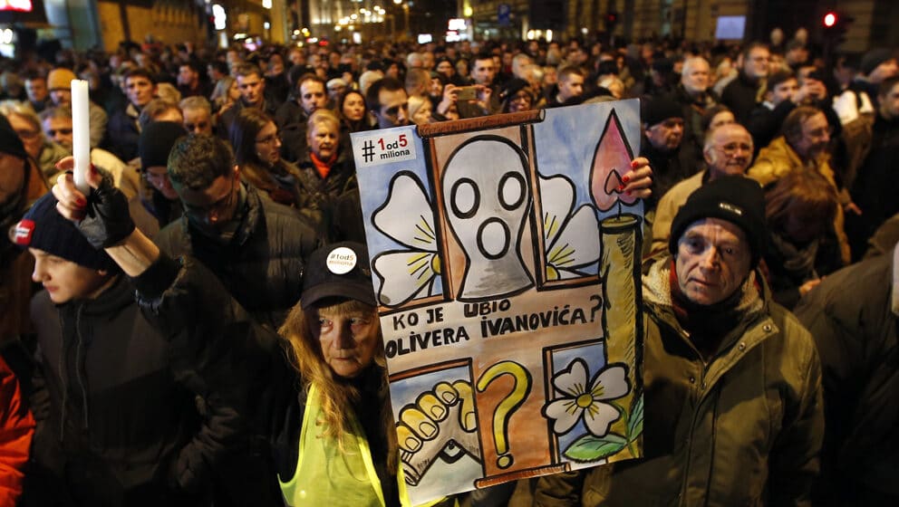 Šetnja pod parolom „Ko je ubio Olivera“ 16. januara kreće od Predsedništva Srbije 1