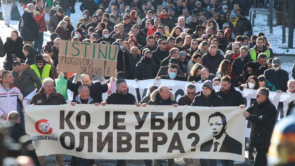 protest Ko je ubio Olivera Ivanovica