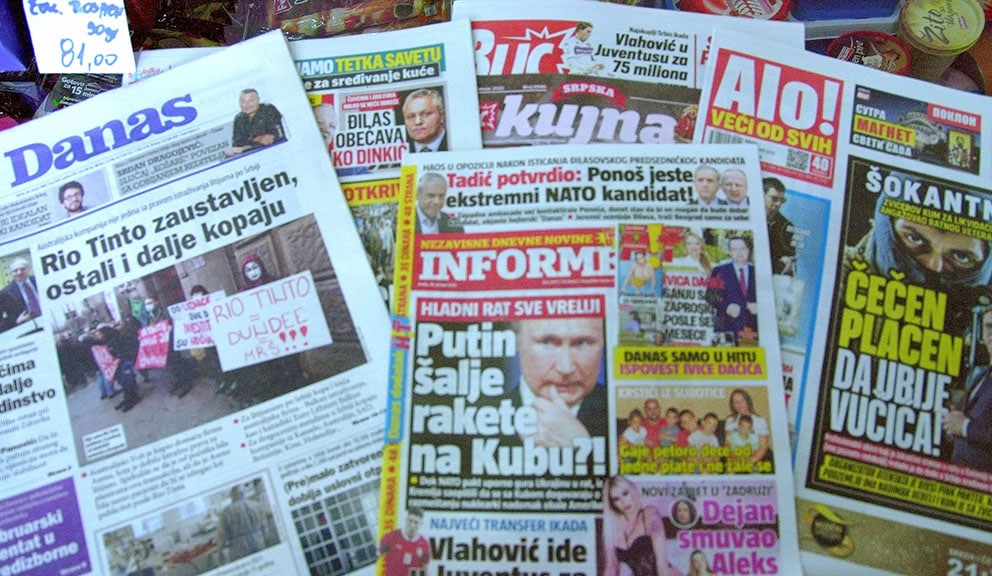 Najmanje prekraja u "Danasu", "Alo" ampion u krenju Kodeksa novinara -  Drutvo - Dnevni list Danas