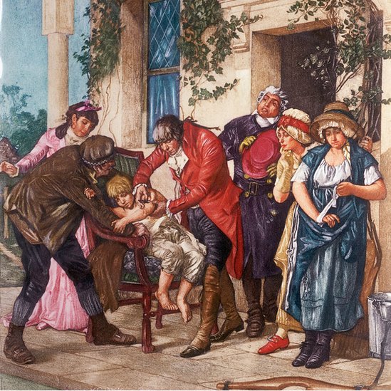 Korona virus i vakcina: Kako su antivakcinaši vršili uticaj na svet kroz istoriju 10 Painting of Doctor Jenner vaccinating James Phipps