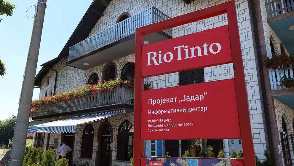 Rio Tinto: Dobijanje odobrenja uslov za studiju o uticaju na životnu sredinu 1