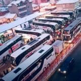 Novi Pazar- Autobusi koji odlaze put inostranstva