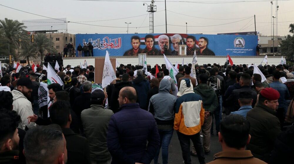 Stotine ljudi u Bagdadu na skupu povodom godišnjice ubistva iranskog generala Solejmanija 1