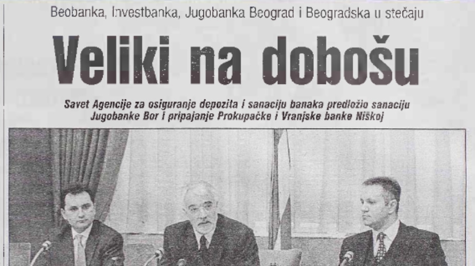 U jednom danu pre 20 godina četiri najveće banke otišle u stečaj 2