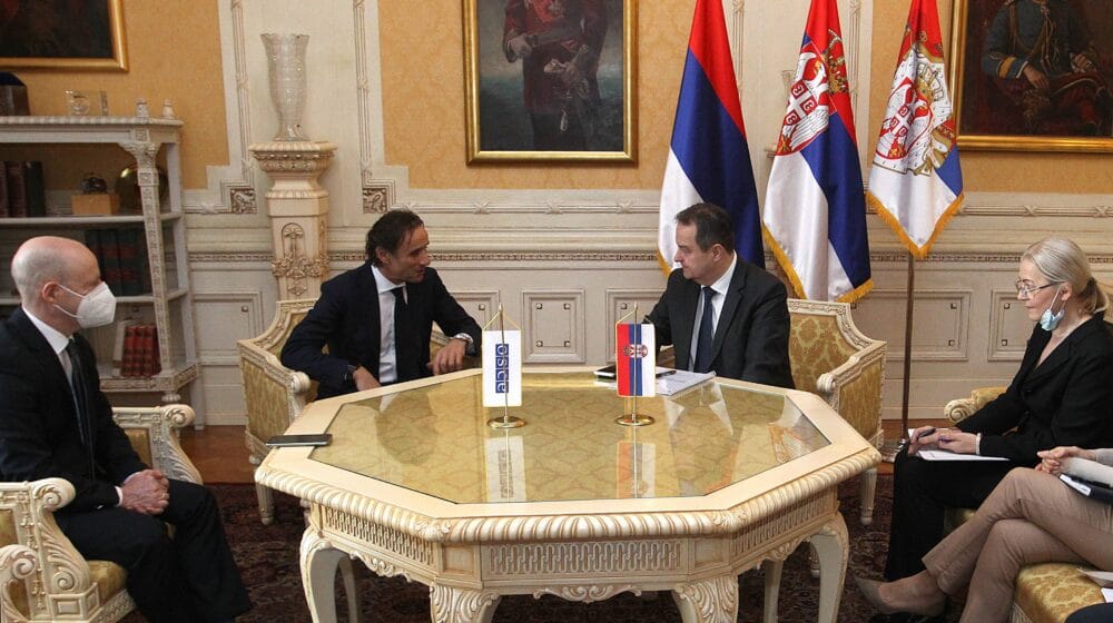 Dačić poručio OEBS-u da će im uputiti poziv da prate izborni proces u Srbiji, čim raspiše izbore 1