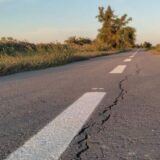 Oštećena biciklistička staza Žitište-Temišvar 5