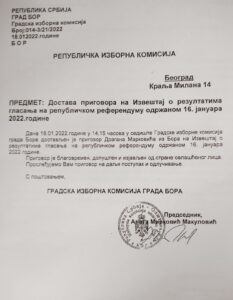 NS: U borskom selu Metovnica 46 odsto izašlih birača glasalo od kuće 2