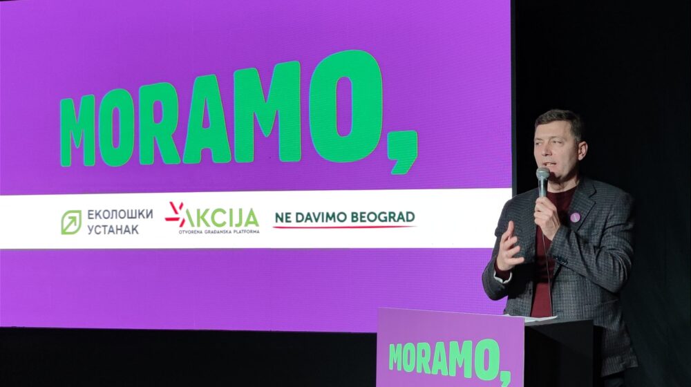 Zelenović: Ponoš može da ostvari dobar rezultat samo ako se cela opozicija dogovori 1