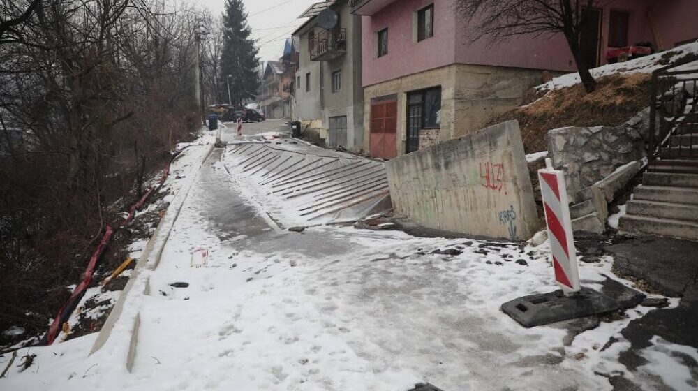 Sanacija klizišta u Ulici Svetozara Markovića u Užicu počinje u martu 1