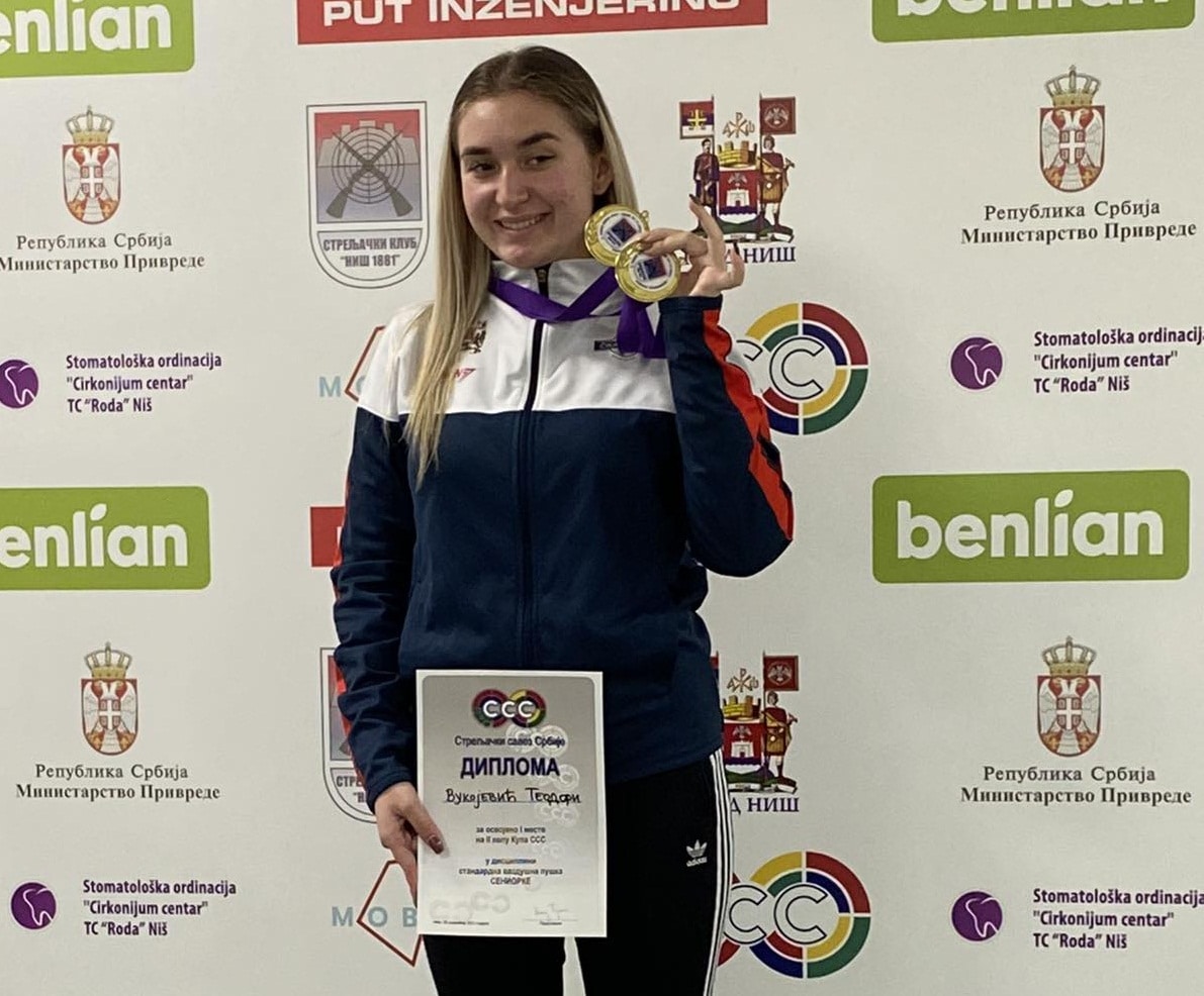 Mlada kragujevačka reprezentativka nezvanična svetska rekorderka u streljaštvu 3