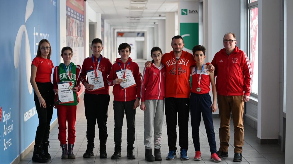 Pet medalja za najmlađe atletičare zrenjaninskog “Proletera” 1