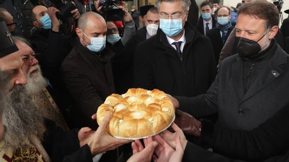 Božićni prijem u Zagrebu, Plenković obećao da će ustrajati na normalizaciji odnosa sa Srbijom 1