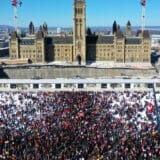 Otava blokirana zbog protesta protiv obavezne vakcinacije za vozače kamiona 10