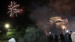 Služena ponoćna Božićna liturgija u Hramu Svetog Save (FOTO) 8