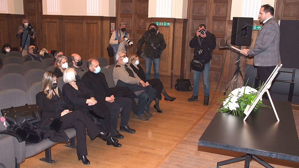 Komemoracija povodom smrti glumca Vladana Živkovića održana u Kinoteci 1