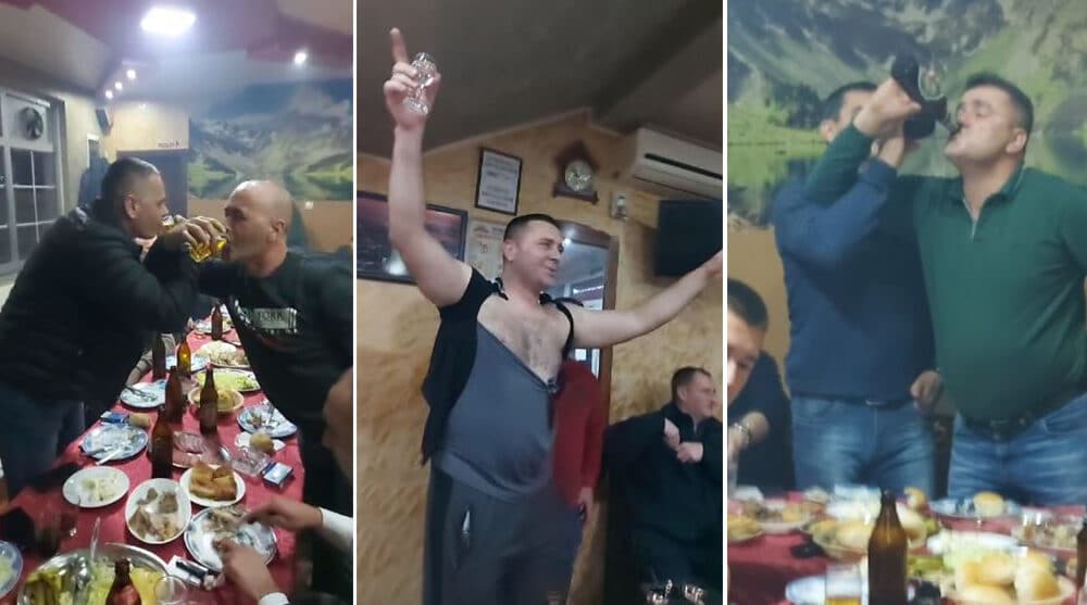 Pripadnici MUP-a Srbije slave uz pesmu koja veliča genocid 1