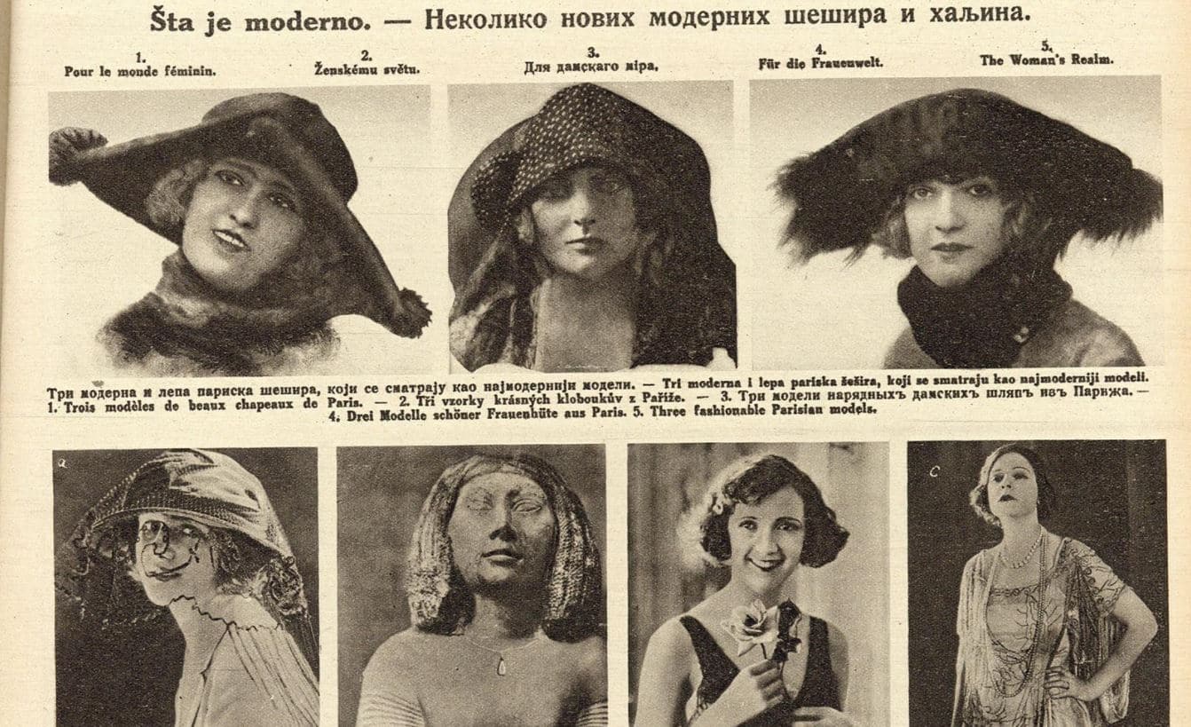 Moderni pariski šeširi za beogradske dame 2