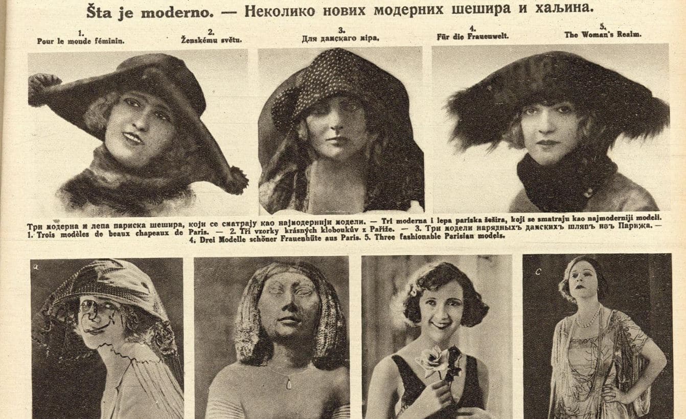 Moderni pariski šeširi za beogradske dame 2