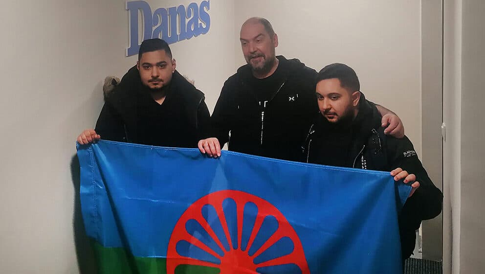 Predstavnici "Opre Roma'' u Danasu 1