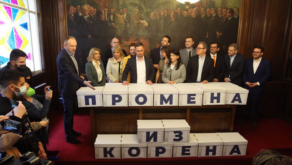 Koalicija Ujedinjena Srbija predala je izbornu listu "Marinika Tepic - Ujedinjeni za pobedu Srbije"