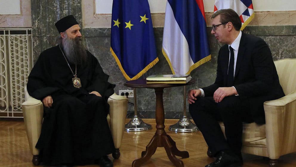 Vučić se posle Saveta za nacionalnu bezbednost sastaje sa patrijarhom Porfirijem 1