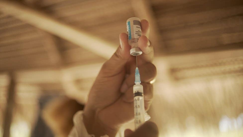 AZ vaccine administered in Amazon