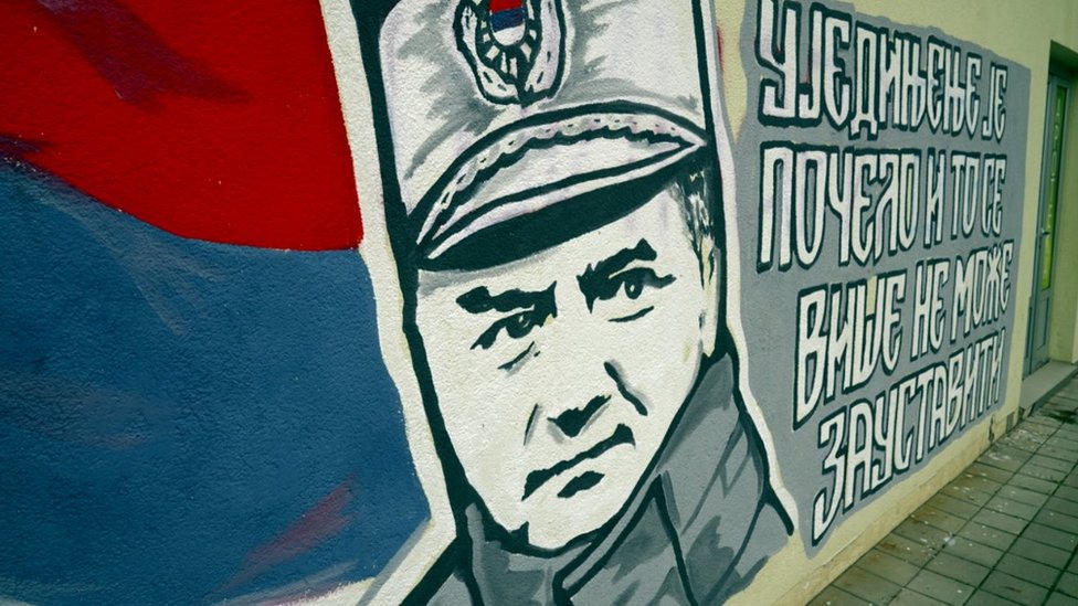 Balkan i politika: Bosna i Hercegovina strepi od povratka duha nacionalizma 2 Mural of Ratko Mladic in Banja Luka