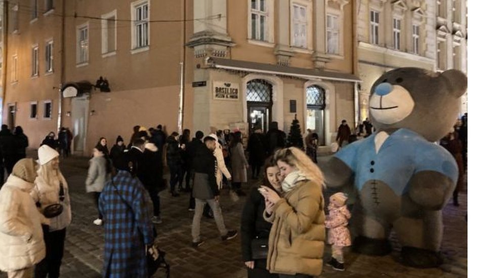 Street in Lviv, Western Ukraine