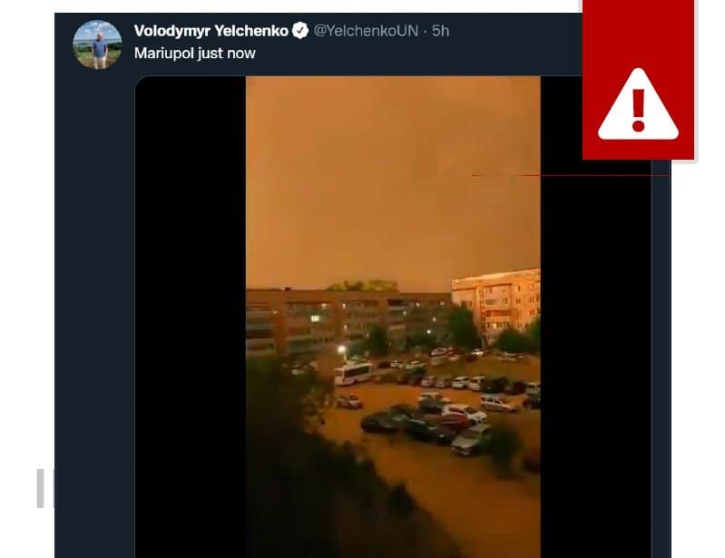 Ukrajina, Rusija, lažne vesti i društvene mreže: Na internetu se dele mnogi snimci i slike koji su dezinformacije 6 Footage of an electrical explosion