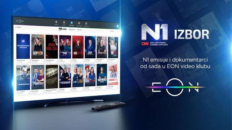 N1 emisije i dokumentarci od sada i u EON video klubu 1