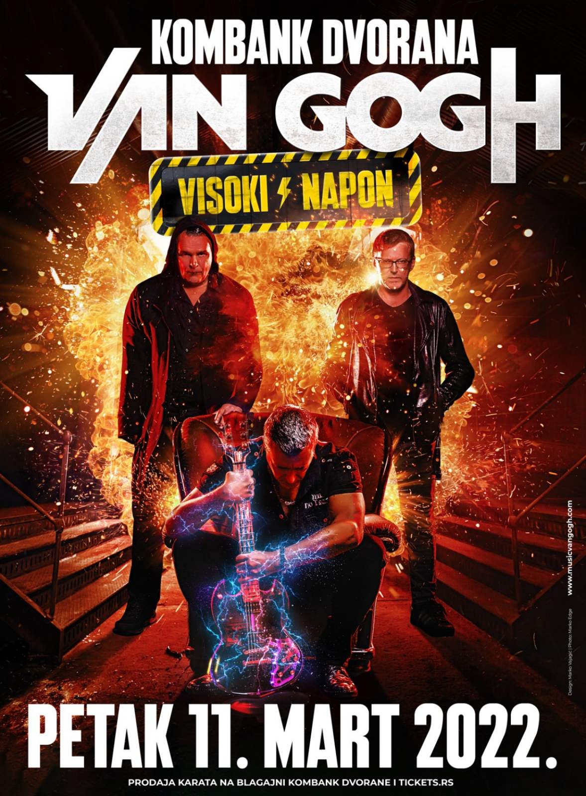 Koncert grupe Van Gogh 11. marta u Kombank dvorani 2 Koncert grupe Van Gogh 11. marta u Kombank dvorani 2