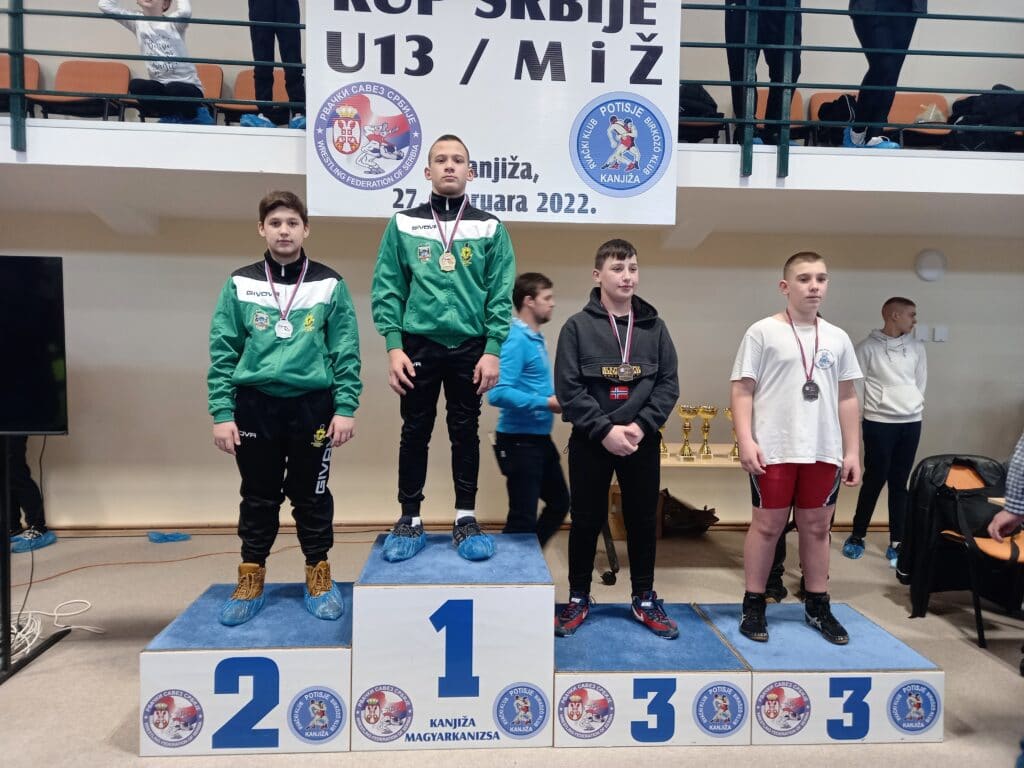 Rvači šabačkog kluba “Vitez”osvojili pet medalja na Kupu Srbije 2
